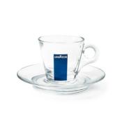 SOUS TASSES EN VERRE A ESPRESSO LAVAZZA X12